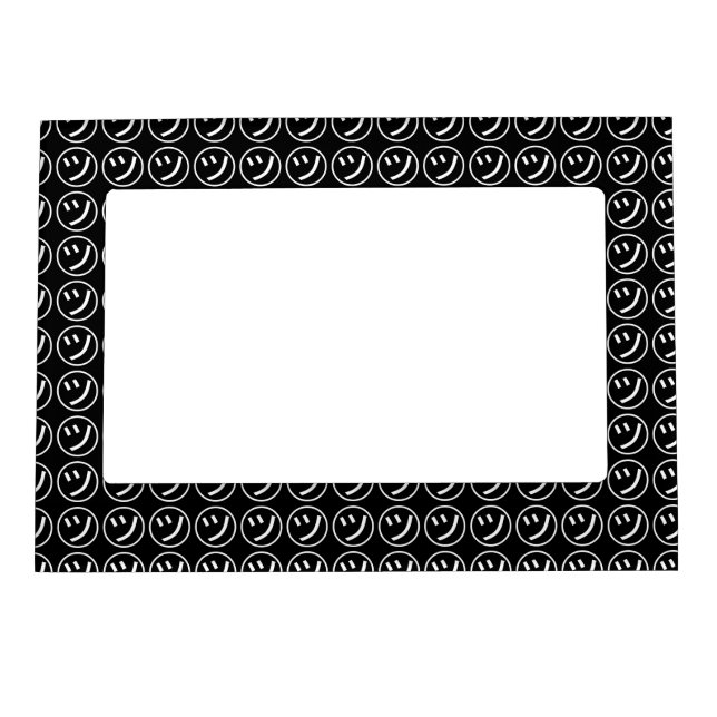 ㋡ Tsu Kana Katakana Smiling Emoji / Emoticon Magnetic Frame (Front)