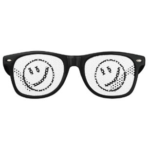 ㋡ Tsu Kana Katakana Smiling Emoji / Emoticon Retro Sunglasses