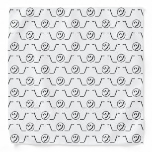Tsu Kana Shrug Emoticon ¯\_㋡_/¯ Japanese Kaomoji Bandana