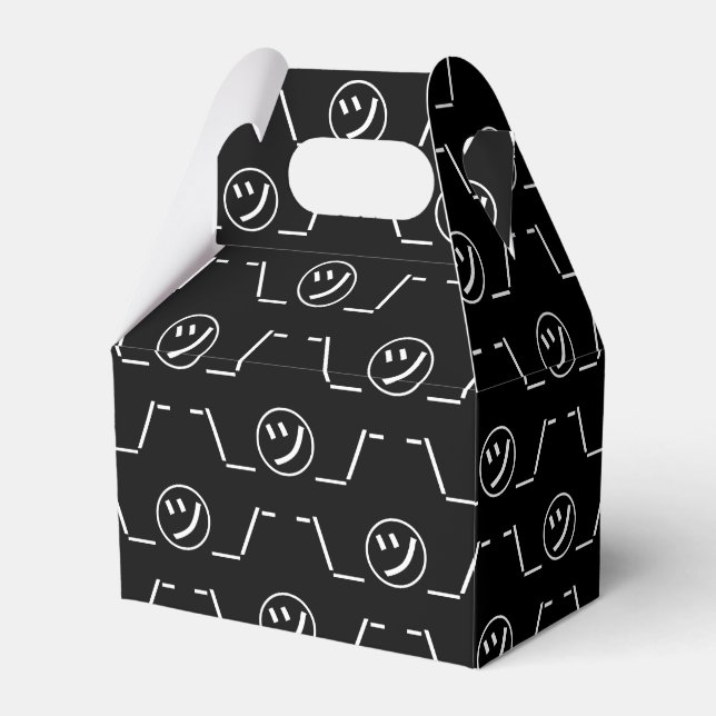 Tsu Kana Shrug Emoticon ¯\_㋡_/¯ Japanese Kaomoji Favor Boxes (Front Side)