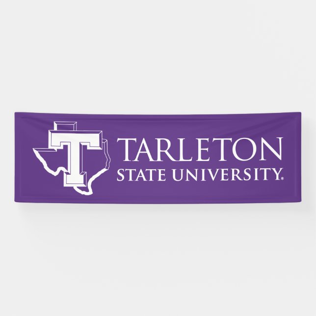TSU | Purple T & Texas with Text Banner (Horizontal)