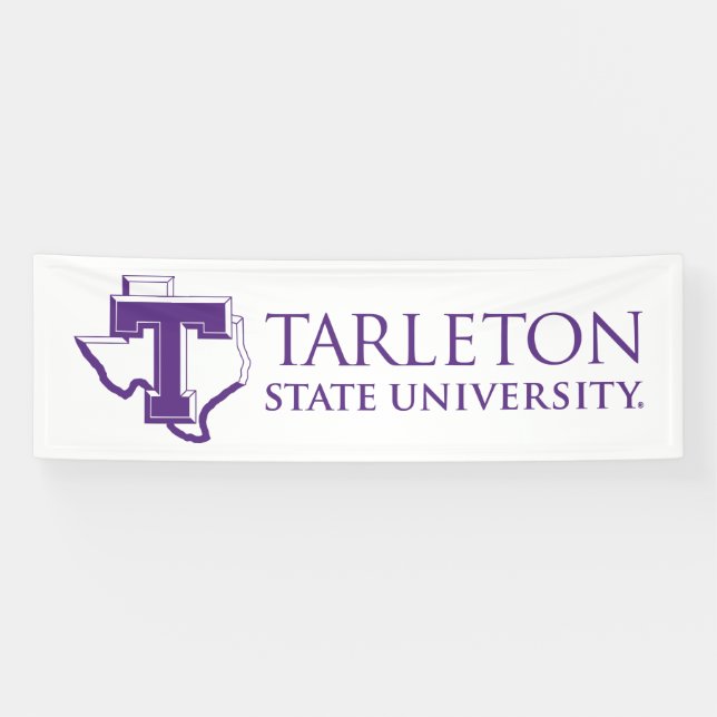 TSU | Purple T & Texas with Text Banner (Horizontal)