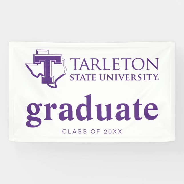 TSU | Purple T & Texas with Text Banner (Horizontal)