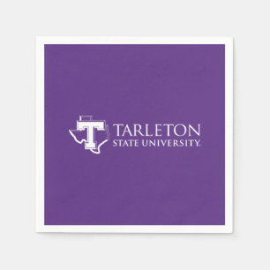 TSU Purple T & Texas with Text Napkins