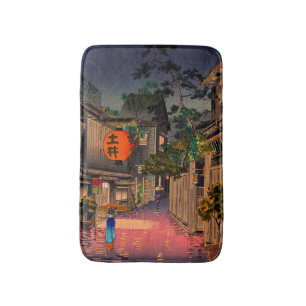 Tsuchiya Koitsu - Evening at Ushigome Bath Mat