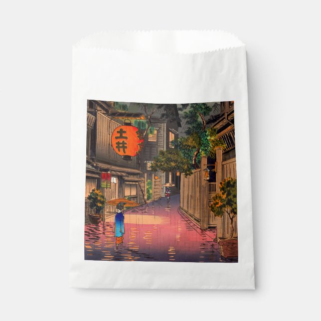 Tsuchiya Koitsu - Evening at Ushigome Favor Bag (Front)