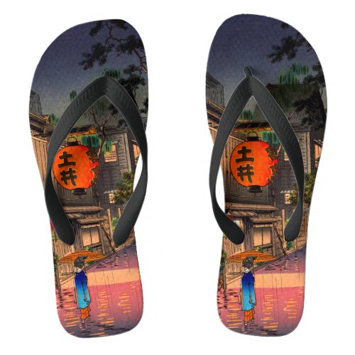 Tsuchiya Koitsu _ Evening at Ushigome Flip Flops