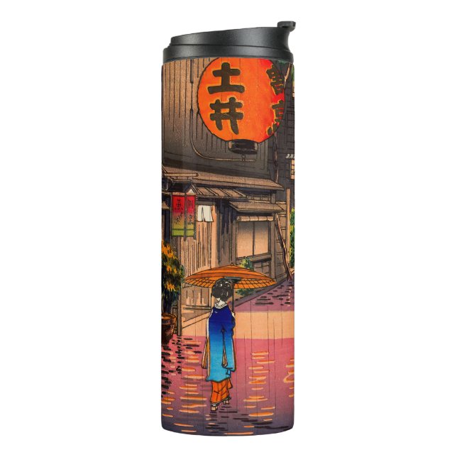 Tsuchiya Koitsu - Evening at Ushigome Thermal Tumbler (Rotated Left)
