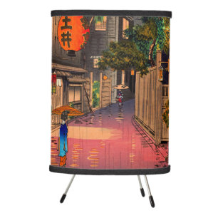 Tsuchiya Koitsu - Evening at Ushigome Tripod Lamp