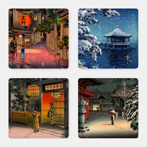Tsuchiya Koitsu _ Masterpieces Selection Coaster Set