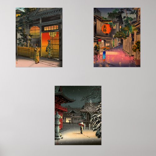 Tsuchiya Koitsu _ Masterpieces Selection Wall Art Sets