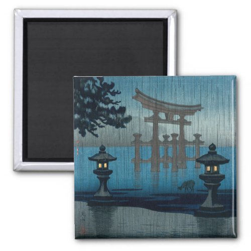 Tsuchiya Koitsu _ Miyajima in the Rain Magnet