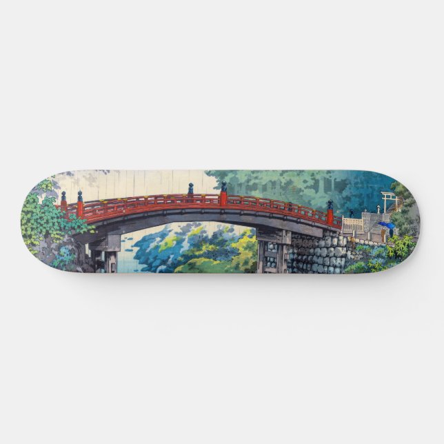 Tsuchiya Koitsu - Sacred Bridge at Nikko Skateboard (Horz)