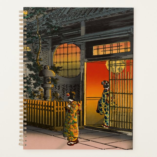 Tsuchiya Koitsu - Side Street Araki in Yotsuya Planner (Front)