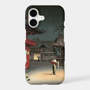 Tsuchiya Koitsu - Snow at Nezu Shrine iPhone 17 Case