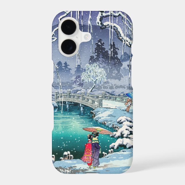 Tsuchiya Koitsu - Spring Snow at Maruyama Case-Mate iPhone Case (Back)