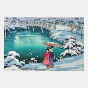 Tsuchiya Koitsu - Spring Snow at Maruyama Doormat
