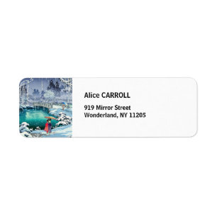 Tsuchiya Koitsu - Spring Snow at Maruyama Label