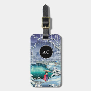 Tsuchiya Koitsu - Spring Snow at Maruyama Luggage Tag
