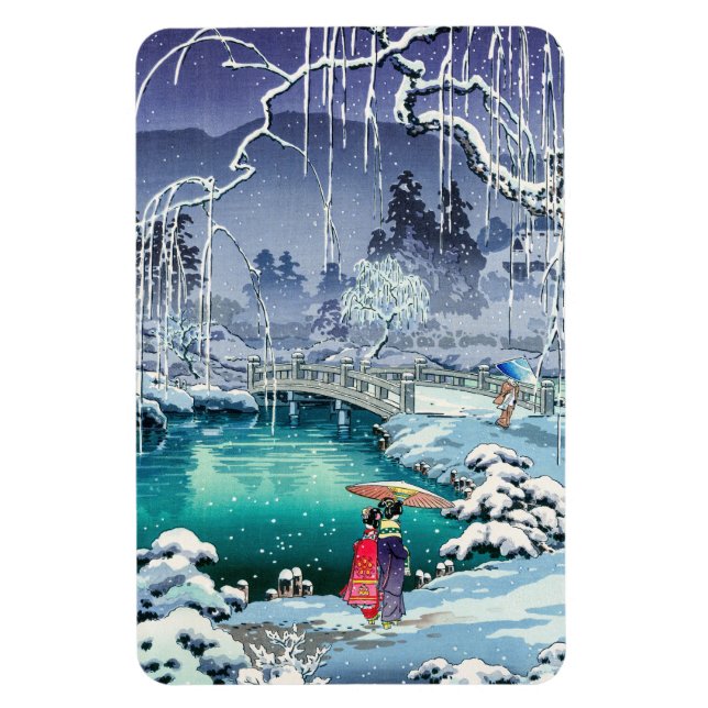 Tsuchiya Koitsu - Spring Snow at Maruyama Magnet (Vertical)