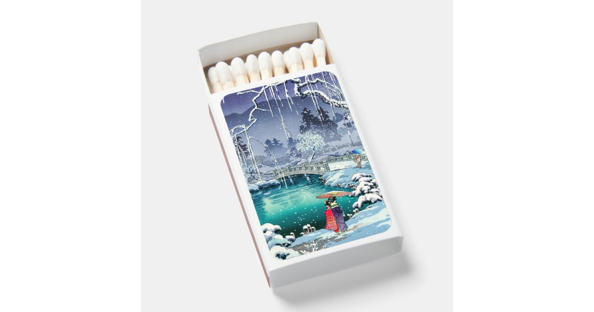 Tsuchiya Koitsu - Spring Snow at Maruyama Matchboxes | Zazzle