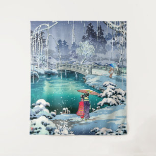 Tsuchiya Koitsu - Spring Snow at Maruyama Tapestry