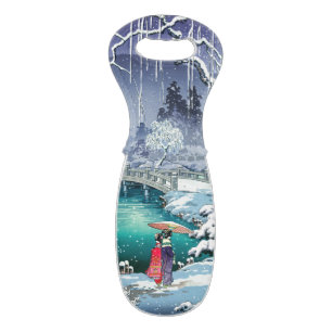 Tsuchiya Koitsu - Spring Snow at Maruyama Wine Bag