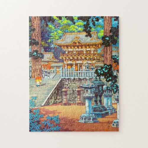 Tsuchiya Koitsu The Gate Yomei the Nikko Shrine Jigsaw Puzzle