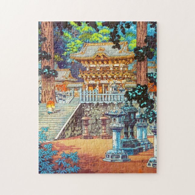 Tsuchiya Koitsu The Gate Yomei the Nikko Shrine Jigsaw Puzzle (Vertical)