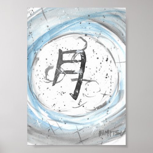 Tsuki Moon Canvas Poster