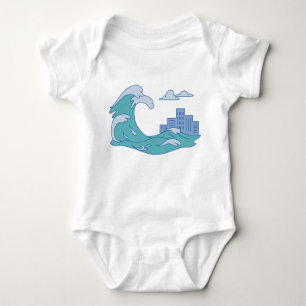Tsunami Baby Bodysuit