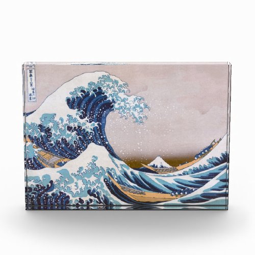 Tsunami Great Wave off Kanagawa Japan by Hokusai Acrylic Award