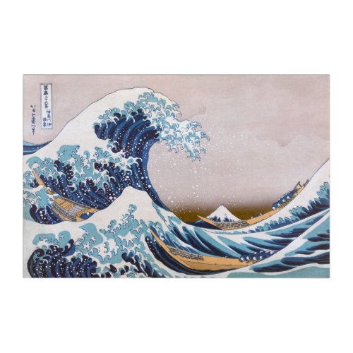 Tsunami Great Wave off Kanagawa Japan by Hokusai Acrylic Print