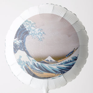 Tsunami Great Wave off Kanagawa Japan by Hokusai Balloon