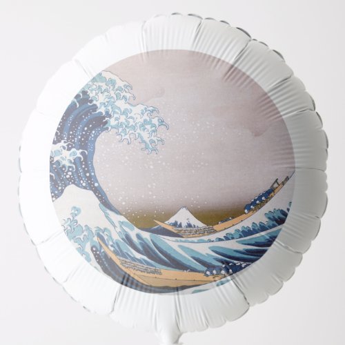 Tsunami Great Wave off Kanagawa Japan by Hokusai Balloon