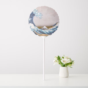 Tsunami Great Wave off Kanagawa Japan by Hokusai Balloon