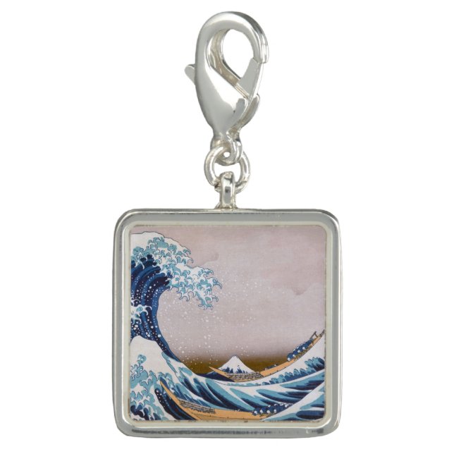 Tsunami Great Wave off Kanagawa Japan by Hokusai Charm (Front)
