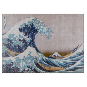 Tsunami Great Wave off Kanagawa Japan by Hokusai Cutting Board