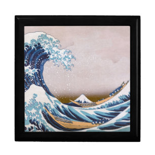 Tsunami Great Wave off Kanagawa Japan by Hokusai Gift Box