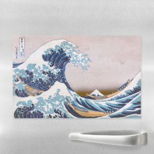 Tsunami Great Wave off Kanagawa Japan by Hokusai Magnetic Dry Erase Sheet