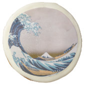 Tsunami Great Wave off Kanagawa Japan by Hokusai Sugar Cookie (Front)