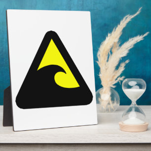 Tsunami Hazard Sign Plaque
