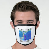 Tsunami Puerto Rico Trench Plate Tectonics Earth Face Mask (Worn Him)