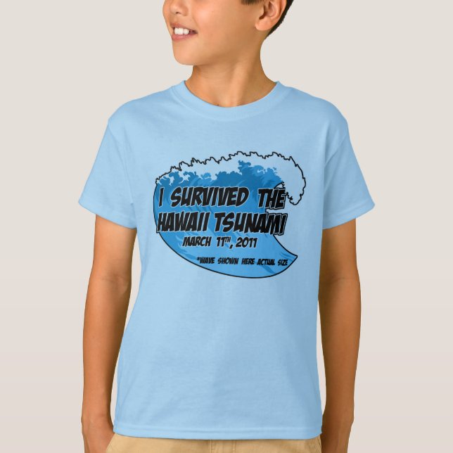 Tsunami Survivor T-Shirt (Front)