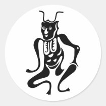 Tsuno-daishi Protection Symbol-01 Classic Round Sticker