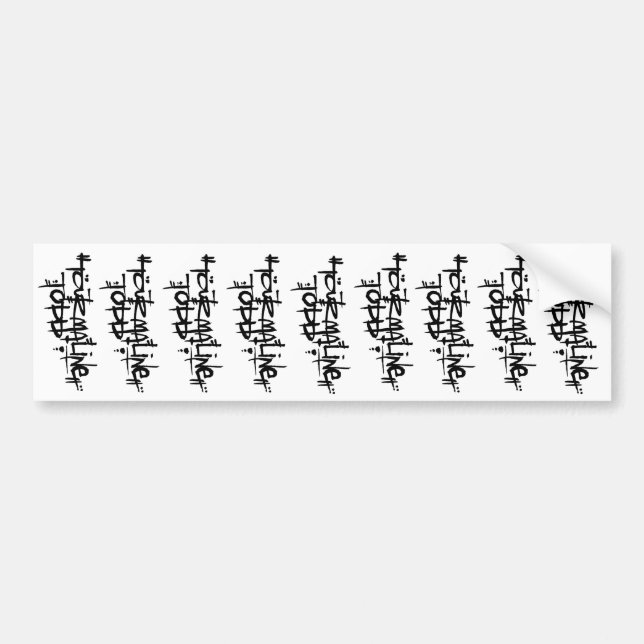tt bumper cutter bumper sticker (Front)