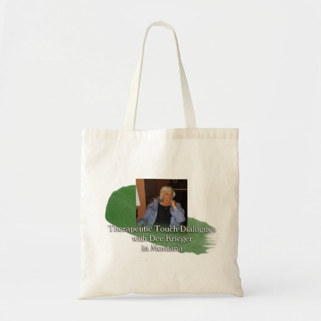 TT Dialogues with Dee - Green Tote Bag (Front)