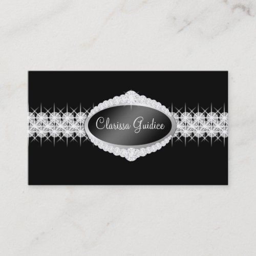 TT-Diamond Bliss EnblemPhoto Card Business Card Template