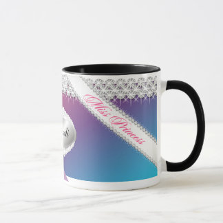 TT-Diamond Bliss Personalized Ethnic Mug | Purple
