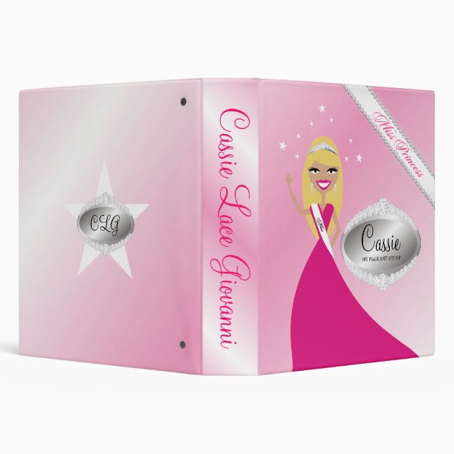 TT-Miss Beauty Princess | Pink Blonde Binder (Background)